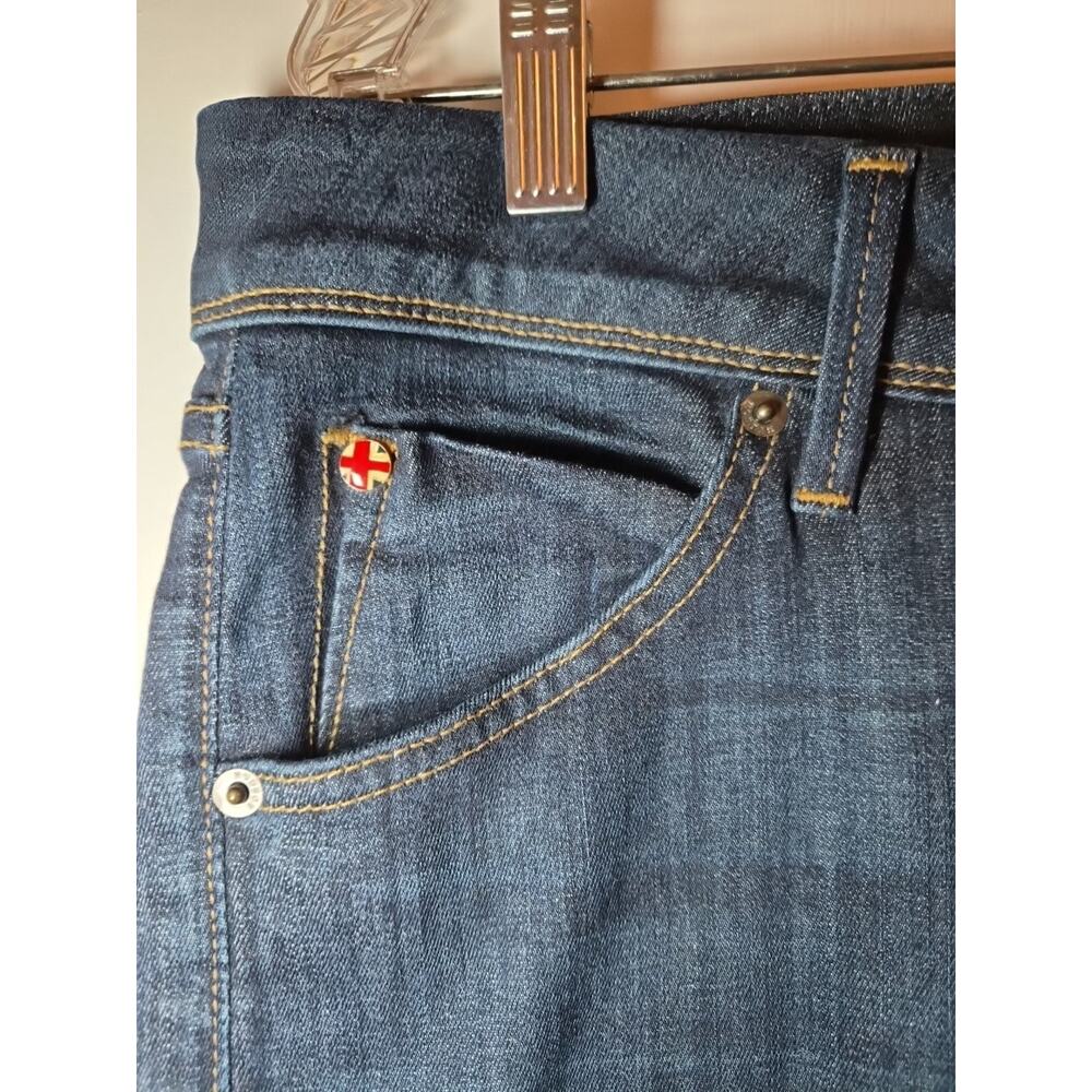 Hudson Beth Baby Bootcut Jeans Women Sz 32 Dark Wash Made in USA - Picture 6 of 8